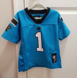 3T Toddlers Carolina Panthers Newton jersey